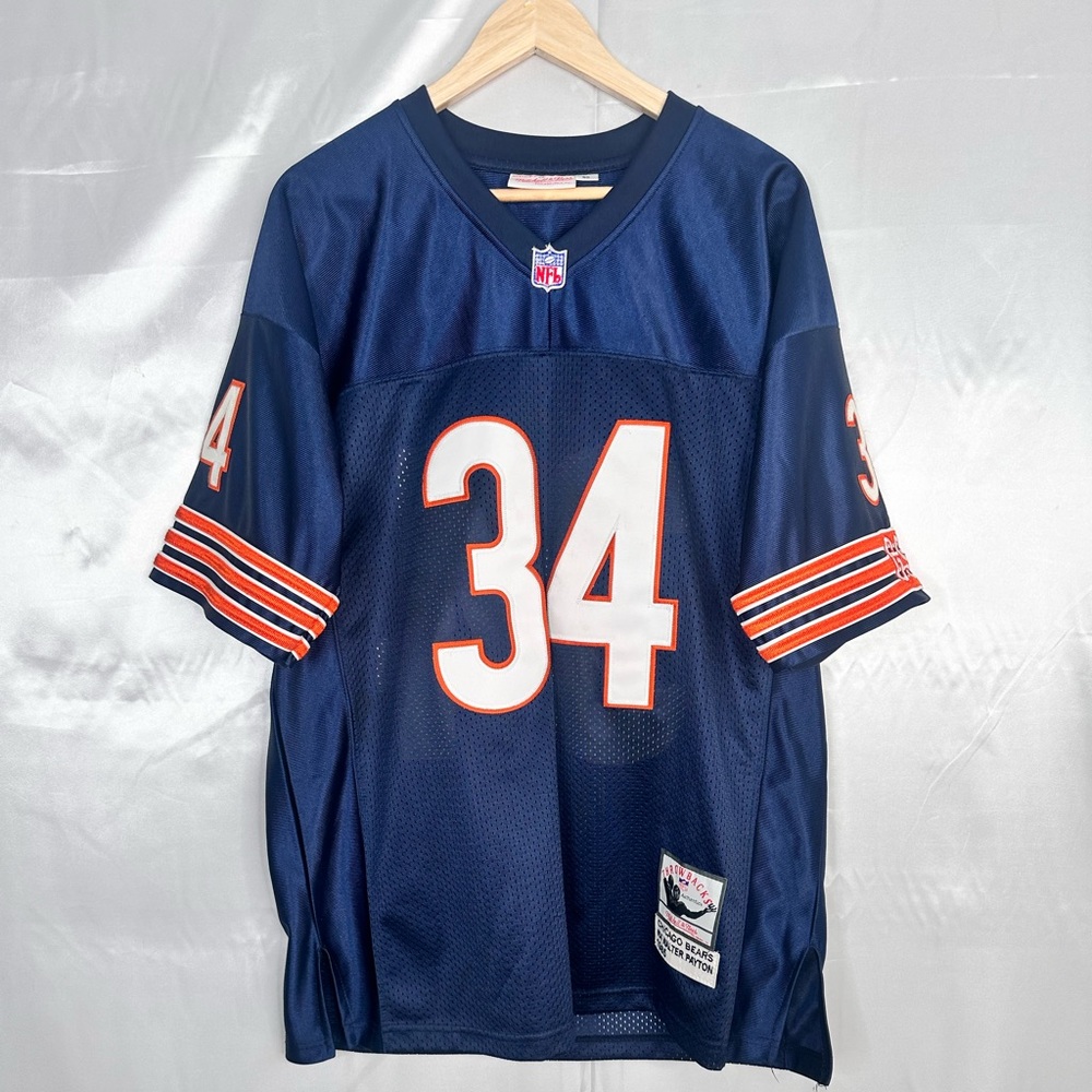 Mitchell & Ness Walter Payton #34 Chicago Bears Legacy Replica Jersey Navy Sz 50